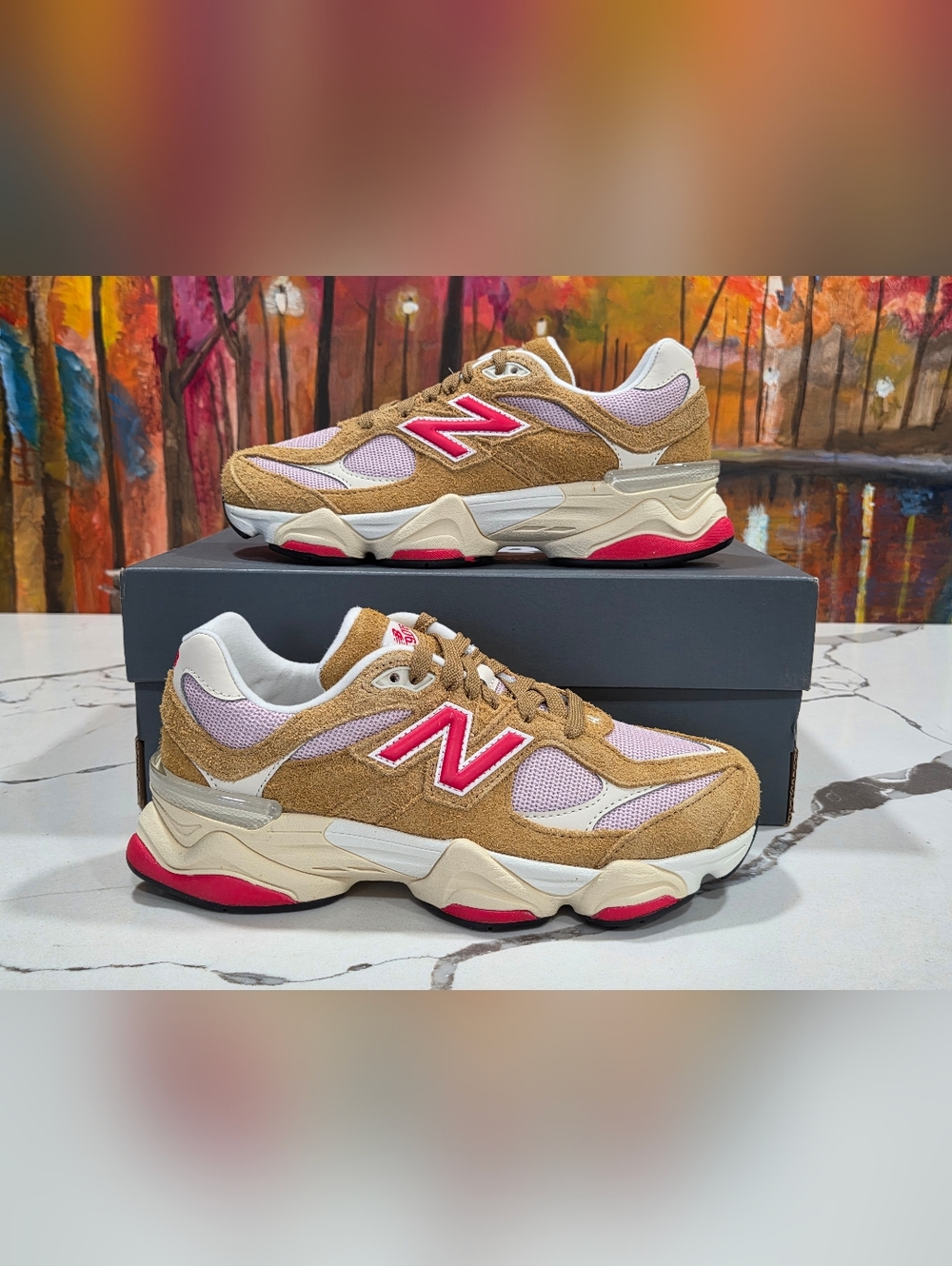 New Balance 9060 Great Plains Size 6.5 Kids, 7.5-8 Women's Running U9060GEA